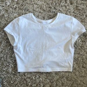 Aritzia cropped mini tee